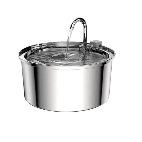 Automatic Stainless Steel Pet Water Fountain - USB Electric, Mute Design with Filter for Cats and Dogs