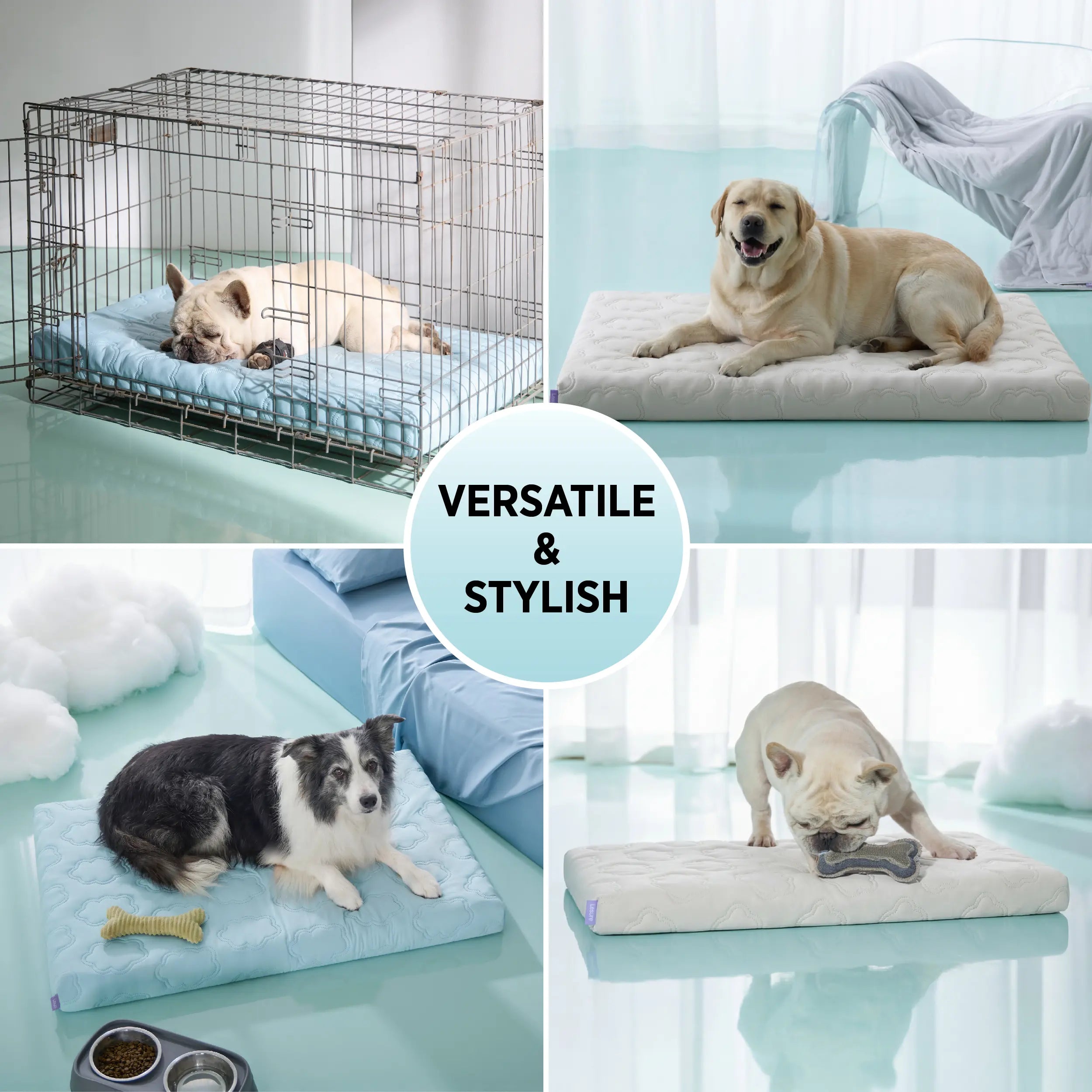 Ultimate Comfort for Your Pup! 🐾 Check out the Lesure Extra Large Orthopedic Dog Mat - Ultra Cooling, Washable & Non-Slip! 🐶💤